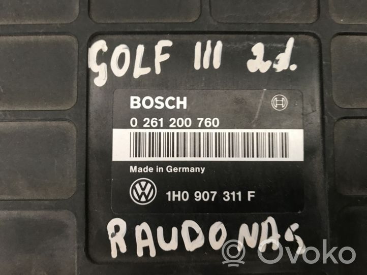 Volkswagen Golf III Sterownik / Moduł ECU 1H0907311F