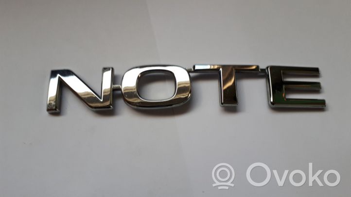 Nissan Note (E11) Emblemat / Znaczek tylny / Litery modelu 908951U600