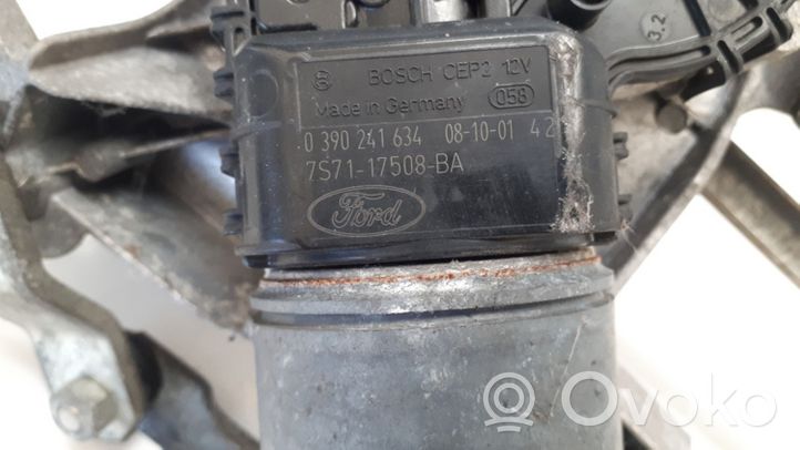 Ford Mondeo MK IV Motor y varillaje del limpiaparabrisas delantero 7S7117504BB