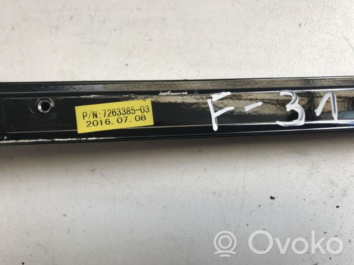 BMW 3 F30 F35 F31 Rail de pare-brise de porte arrière 7263385