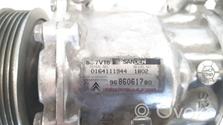 Citroen C4 I Air conditioning (A/C) compressor (pump) 9686061780