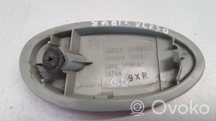 Toyota Yaris Verso Riflettore fanale posteriore 2309201