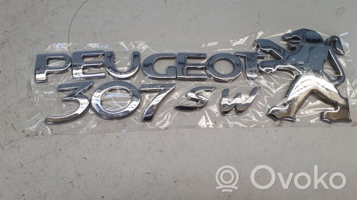 Peugeot 307 Logo, emblème de fabricant 96488048