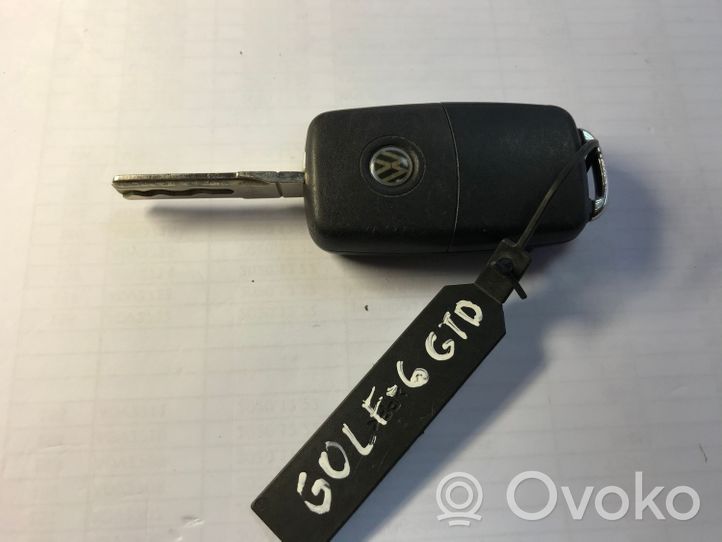 Volkswagen Golf VI Tarjeta/llave de arranque 5K0837202E