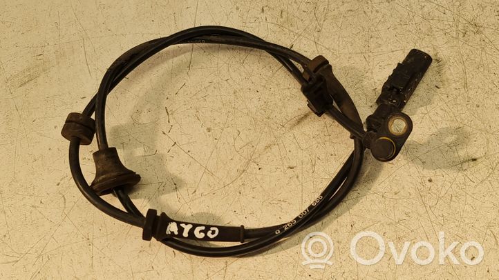 Toyota Aygo AB10 Pakaļējais bremžu ABS sensors 895440H010