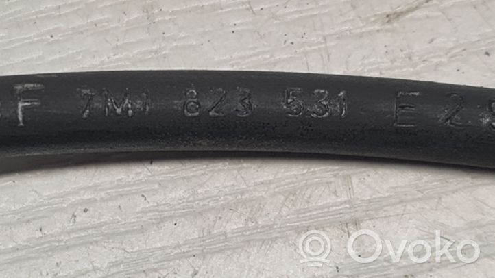 Volkswagen Sharan Seilzug Motorhaube 7M1823531