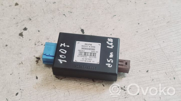 Peugeot 1007 Boîtier module alarme 9650242080