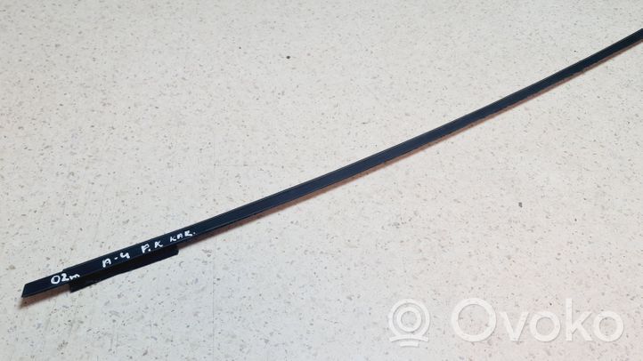 Audi A4 S4 B6 8E 8H Front door glass trim molding 8E0837477