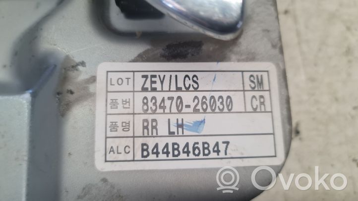 Hyundai Santa Fe Mechanizm podnoszenia szyby tylnej bez silnika 8347026030