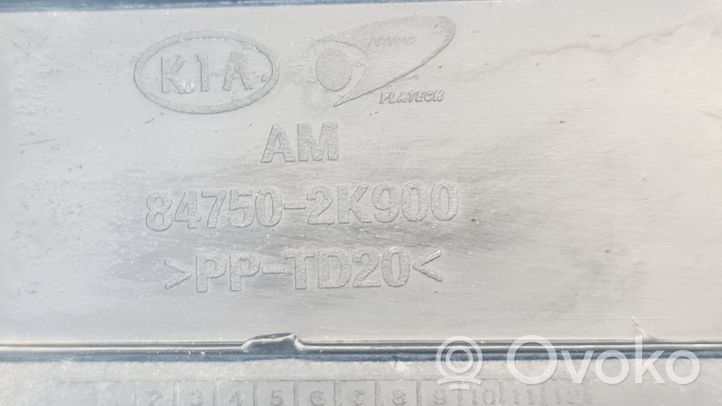 KIA Soul Revestimiento de los botones de la parte inferior del panel 847502K900