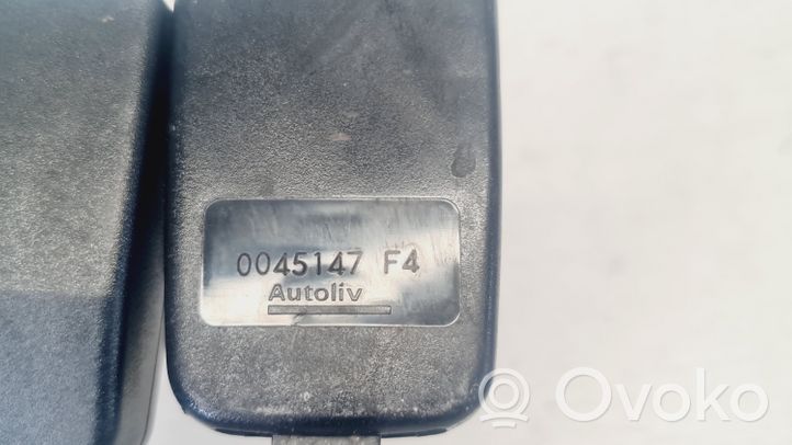 Peugeot 607 Keskipaikan turvavyön solki (takaistuin) 0045147F4