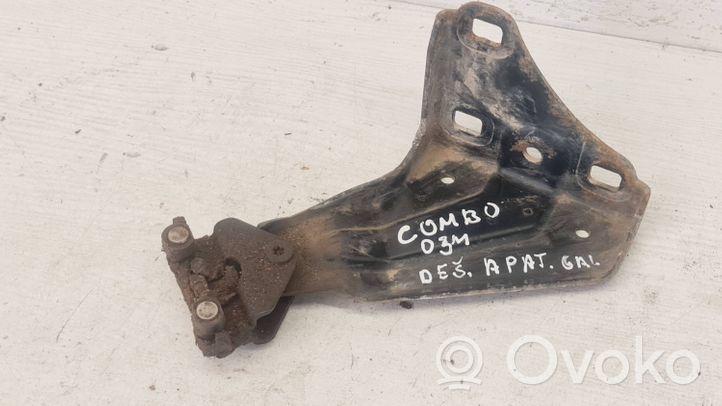 Opel Combo C Guida/cerniera inferiore del rullo del portellone scorrevole 09179776