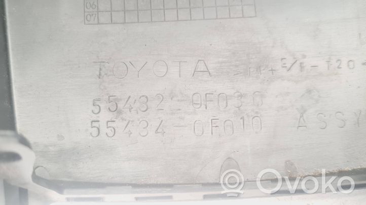 Toyota Corolla Verso AR10 Panelės apdailos skydas (centrinis) 554320F030