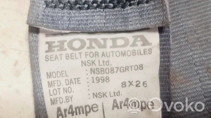 Honda HR-V Cintura di sicurezza anteriore NSB087GRT08
