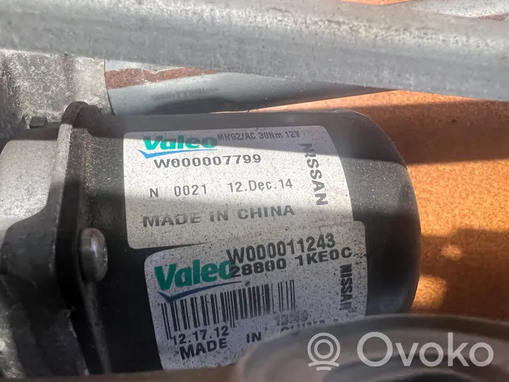 Nissan Juke I F15 Valytuvų mechanizmo komplektas W000007799