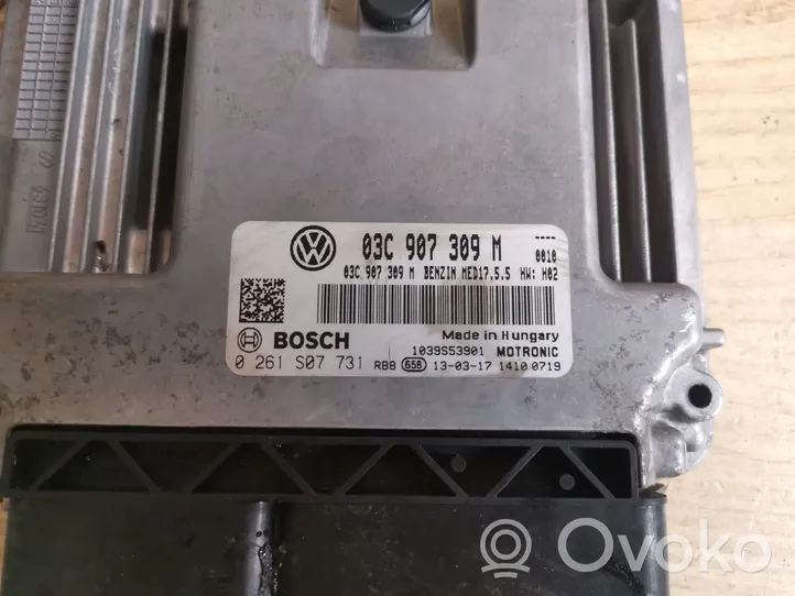 Volkswagen Tiguan Engine control unit/module 03C907309M