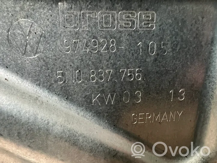 Volkswagen Tiguan Mechanizm podnoszenia szyby przedniej bez silnika 5N0837462