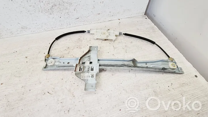 Citroen C4 I Front window lifting mechanism without motor 9657133680