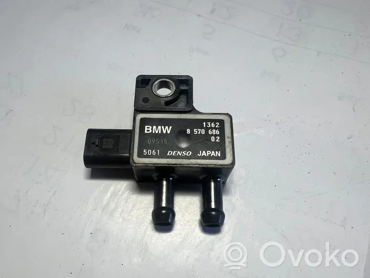 BMW 3 F30 F35 F31 Sensore di pressione dei gas di scarico 8570686