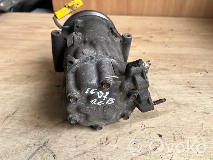 Peugeot 1007 Air conditioning (A/C) compressor (pump) 9655191680