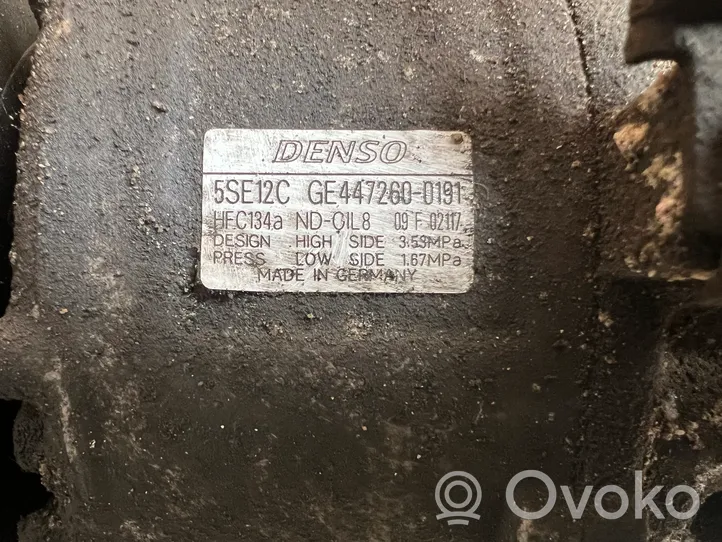 Toyota Corolla Verso AR10 Kompresor / Sprężarka klimatyzacji A/C 4472600191