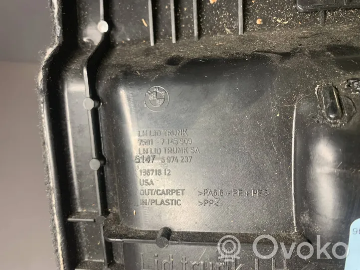 BMW X5 E70 Dolny panel schowka koła zapasowego 75917145909