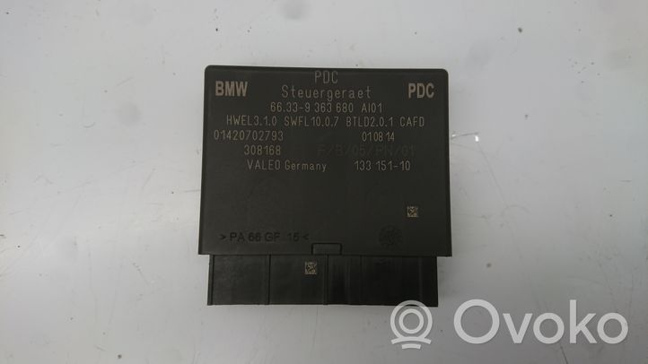 BMW X3 F25 Parkošanas (PDC) vadības bloks 9363680