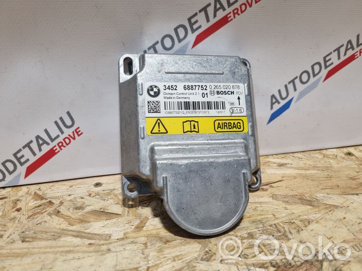 BMW 1 F20 F21 Centralina/modulo airbag 6887752