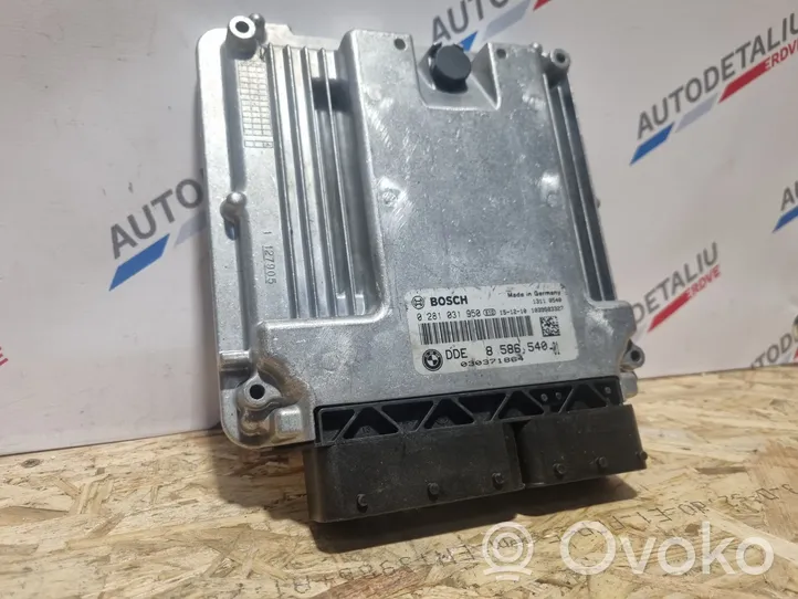 BMW 3 F30 F35 F31 Sterownik / Moduł ECU 8586540