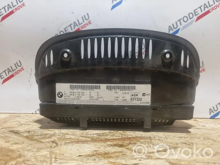 BMW 5 E60 E61 Monitori/näyttö/pieni näyttö 9145102