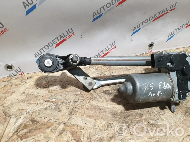 BMW X5 E70 Front wiper linkage and motor 7200536
