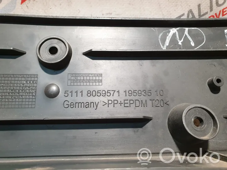 BMW 2 F22 F23 Rekisterikilven kehys/pidike 8059571