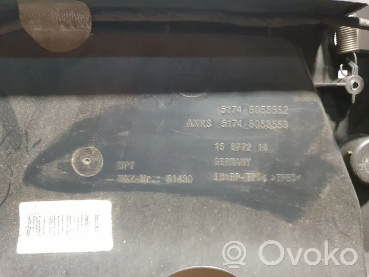 BMW 2 F45 Wlot / Kanał powietrza intercoolera 8058552