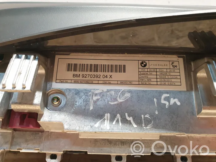 BMW 1 F20 F21 Monitor / wyświetlacz / ekran 9270392