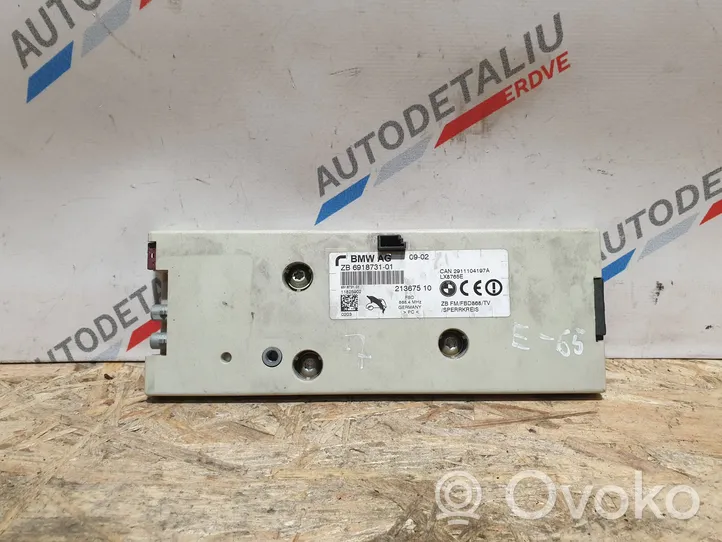 BMW 7 E65 E66 Amplificateur d'antenne 6918731