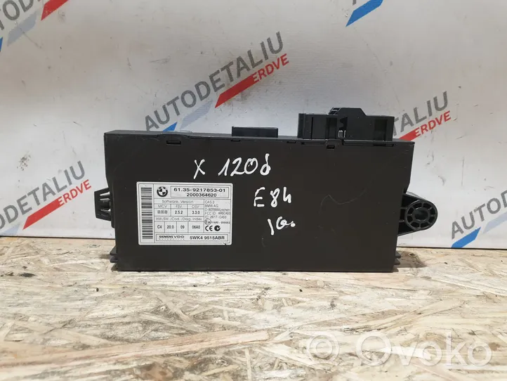 BMW X1 E84 Moduł / Sterownik CAS 92178853