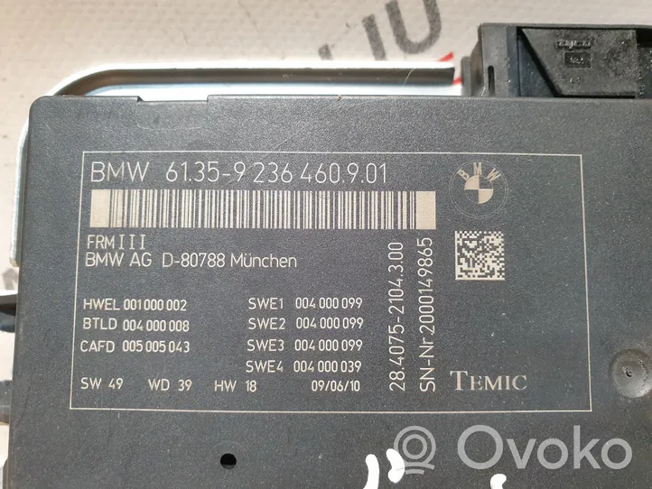 BMW 5 F10 F11 Module d'éclairage LCM 9236460