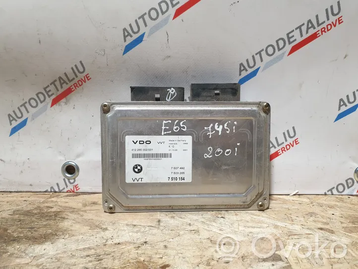 BMW 7 E65 E66 Module de contrôle de boîte de vitesses ECU 7510154