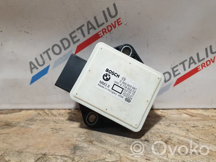 BMW X5 E70 Capteur de vitesse de lacet d'accélération ESP 6774602