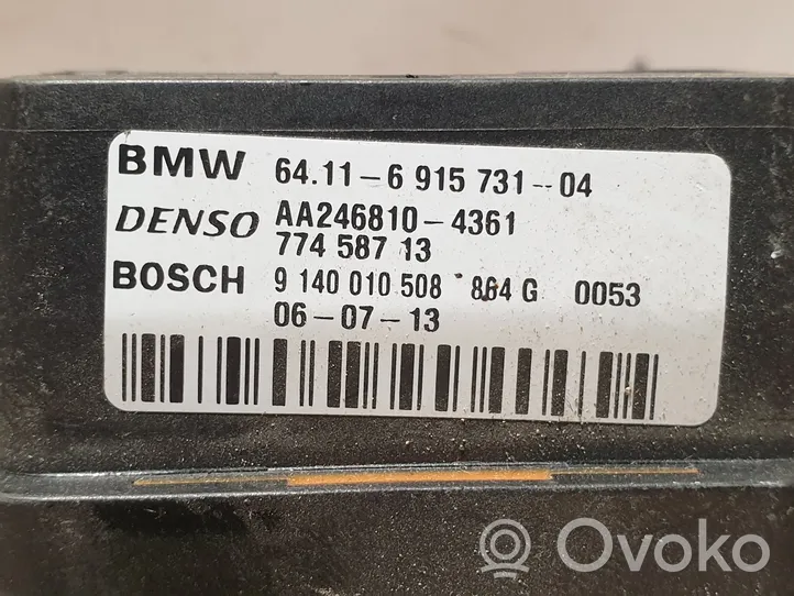 BMW Z4 E89 Heater blower motor/fan resistor 6915731