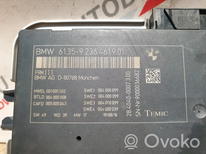 BMW 5 F10 F11 Valomoduuli LCM 9236461