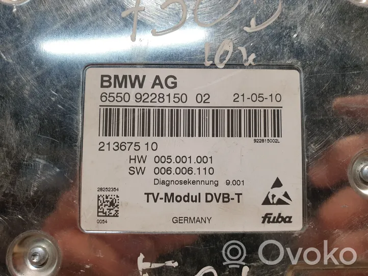 BMW 7 F01 F02 F03 F04 Videon ohjainlaite 9228150