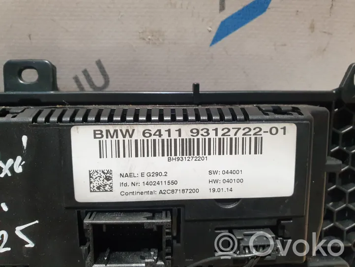 BMW X3 F25 Centralina del climatizzatore 9312722