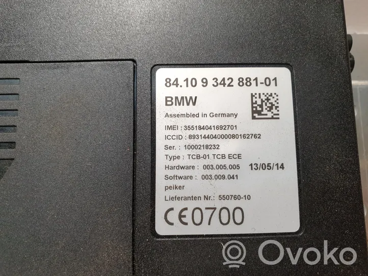 BMW 4 F32 F33 Moduł / Sterownik Bluetooth 9342881