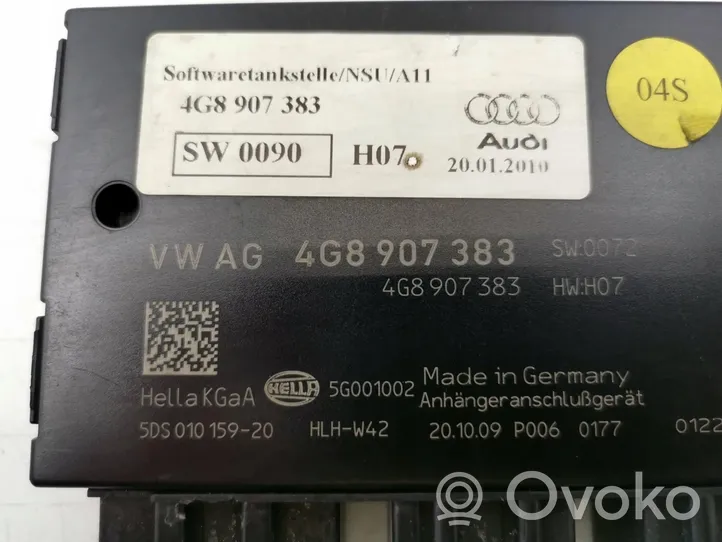 Audi A6 S6 C7 4G Sterownik / Moduł haka holowniczego 4G8907383