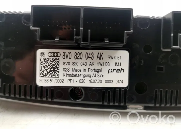 Audi Q2 - Ilmastoinnin ohjainlaite 8V0820043AK