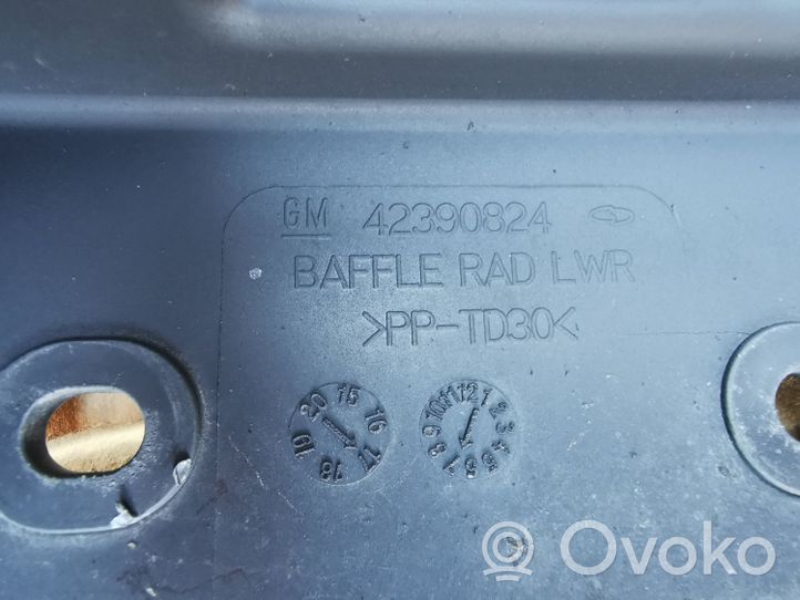 Opel Mokka X Déflecteur d'air de radiateur de refroidissement 42390824