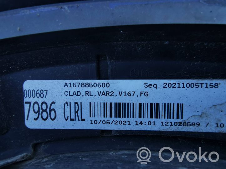 Mercedes-Benz GLE W167 Listwa błotnika tylnego A1678850500