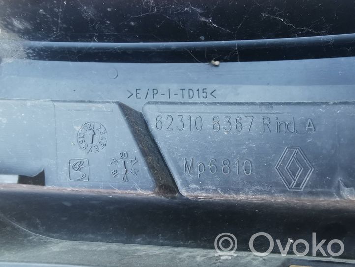 Dacia Lodgy Etupuskurin ylempi jäähdytinsäleikkö 623108367R