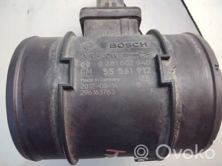 Opel Astra H Mass air flow meter 